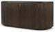 Terra 72L x 18W x 32H Dark Brown Wood Fluted Sideboard