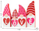 11"L Valentine's  Love Wooden Gnome Table Decor