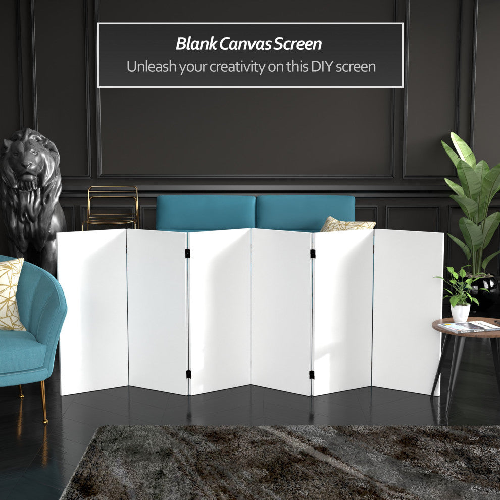 3' Tall Do It Yourself Canvas Room, 6 Panel