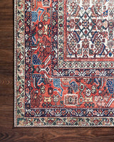 Layla LAY-12 Ivory/Brick, 2'6"x9'6"
