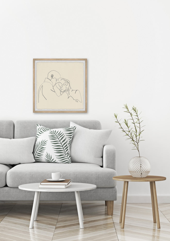 "I've Got You" Framed Painting Print, 12x12