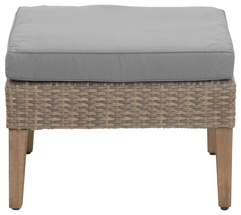 Isla 7-Piece Outdoor Conversation Set With Club Chairs, Loveseat, Stone
