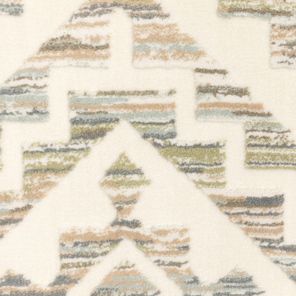 Oriental Weavers Capistrano Indoor Rug Ivory/ Grey 6'7" X 9'6"