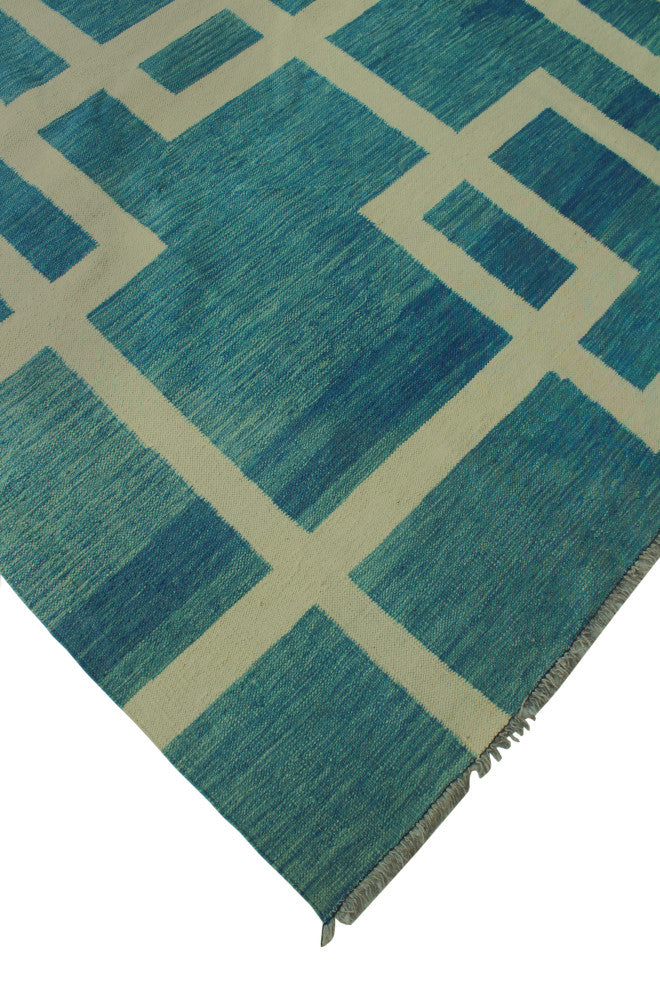 Winchester Kilim Vern Blue Rug