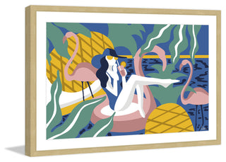 "Come the Summer Time" Framed Painting Print, 30"x20"