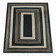 Earth Rugs RC-313 Mocha / Frappuccino Rectangle Braided Rug 4 Feet x 6 Feet