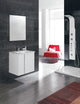 Royo Onix Collection Bathroom Vanity with Sink, Gloss White, 24" 2 Doors