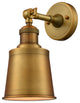 INNOVATIONS 203-BB-M9-BK-LED 1-Light Sconce Brushed Brass