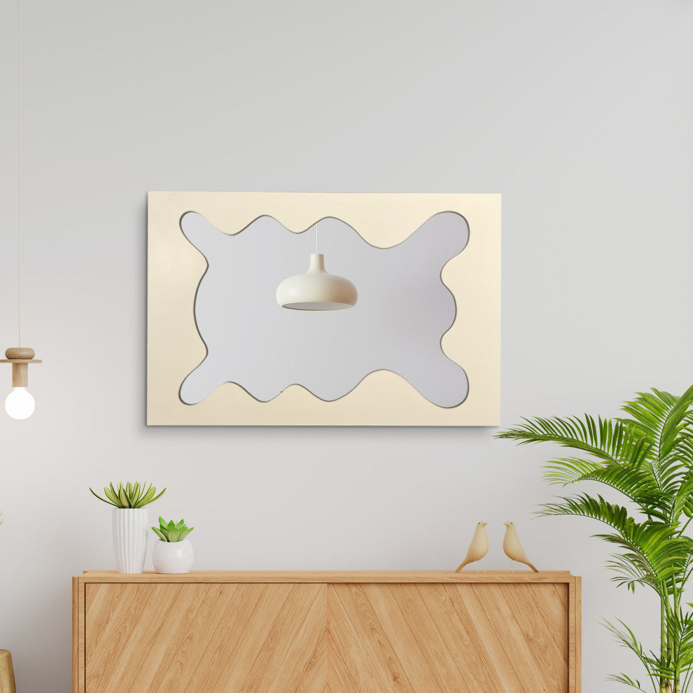 Asymmetrical Mirror, Decorative Irregular Mirror, Modern Aesthetic Mirror