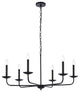 Charlie 36" Pendant, Black