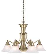 Standford 7L Chandelier Antique Brass