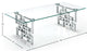 Alexis Chrome Coffee Table
