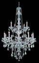 Elegant Verona Foyer Hall Light, Chrome Finish With Royal Cut Crystal