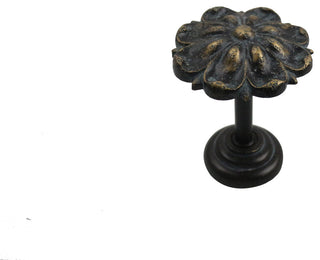 Petals Medallion Drapery Holdback, Pompeii Gold