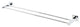 Alno Double Towel Bar Modern in Polished Chrome