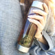 Water Bottle, VitaJuwel ViA Gemwater Bottle, Purple Loop Caps, 5 Elements