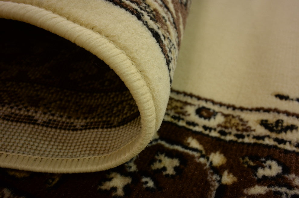 Unique Loom Ivory Washington Reza 5' 0 x 8' 0 Area Rug