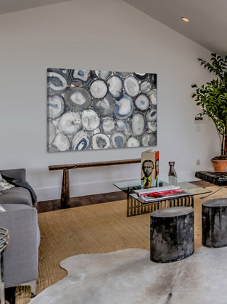 "Geode Pool" Painting Print on Wrapped Canvas