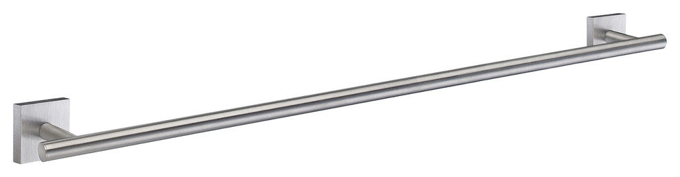 House Single Towel Rail Brushed Chrome