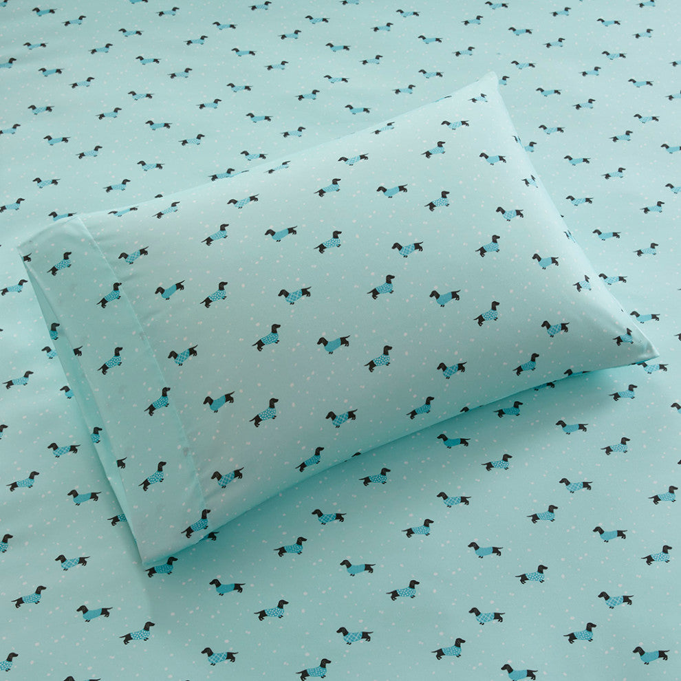 Intelligent Design Novelty Print Sheet Set, Grey Llamas