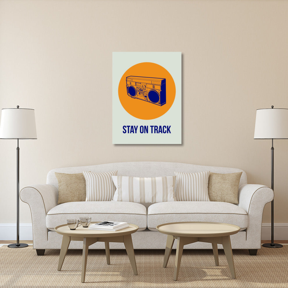 "Stay On Track BoomBox 1" Fine Art Print