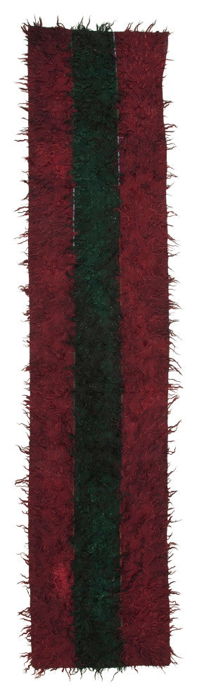 Rug N Carpet - Handmade Turkish 3' 5" x 16' 3" Unique Runner Kilim Rug