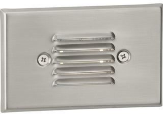 LED Indoor/Outdoor Brushed Nickel Integrated LED Wall or Step Light