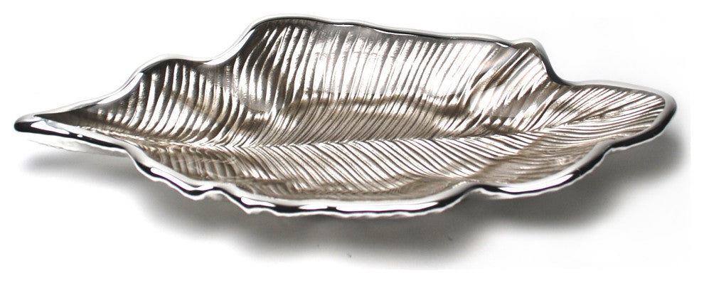 Foglia Willow Leaf Tray Beige