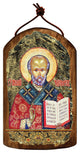 Icon Saint Nicholas Wooden Ornament