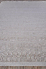 Echo Indoor/Outoor Flatwoven PET yarn Light Beige/Ivory Area Rug