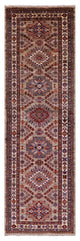 2' 10" X 9' 3" Runner Super Kazak Handmade Rug - Q12350