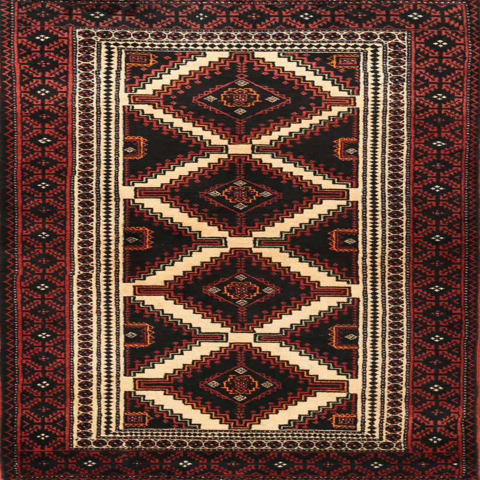 Ahgly Company Indoor Square Traditional Area Rugs, 5' Square