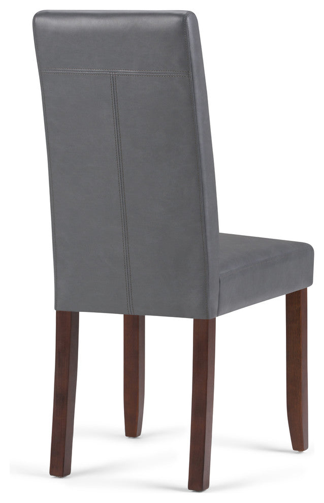 Acadian Parson Dining Chair (Set of 2) in Stone Grey