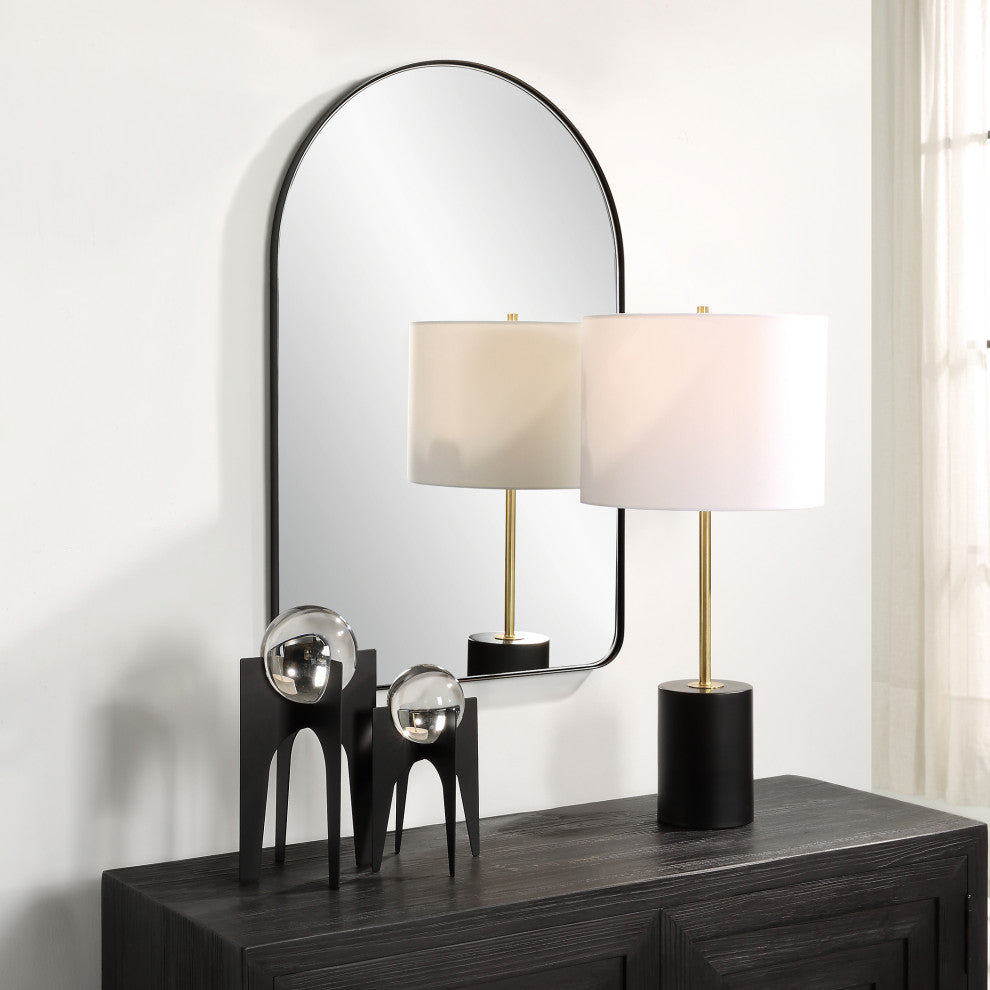 34 X 22 Modern Arch Top Mirror
