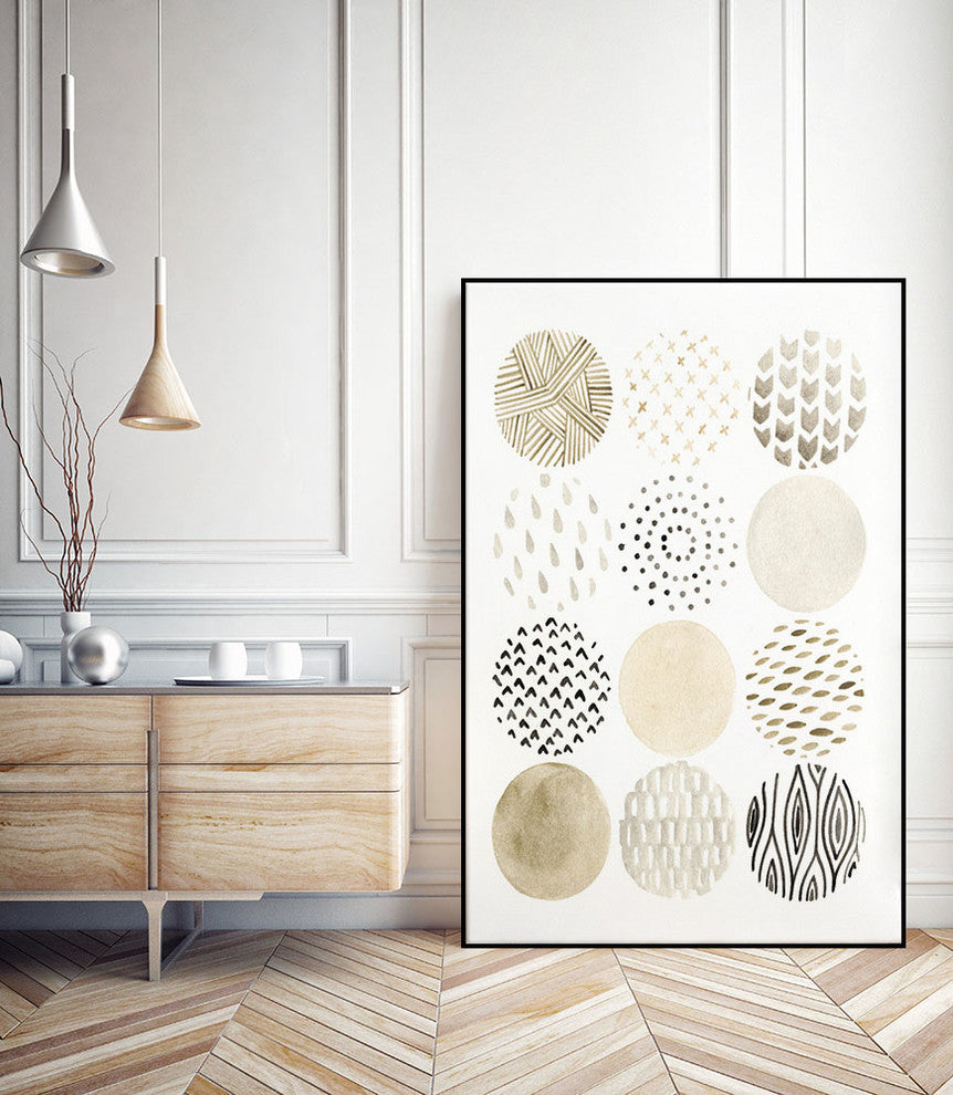 "Neutral Pattern Play I" CF Print, 30"x40"