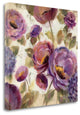 "Blue And Purple Flower Song II" By Silvia Vassileva, Gallery Wrap Canvas