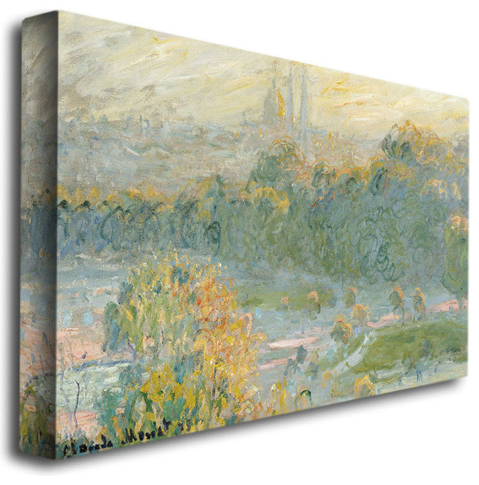 'The Tuileries' Canvas Art by Claude Monet