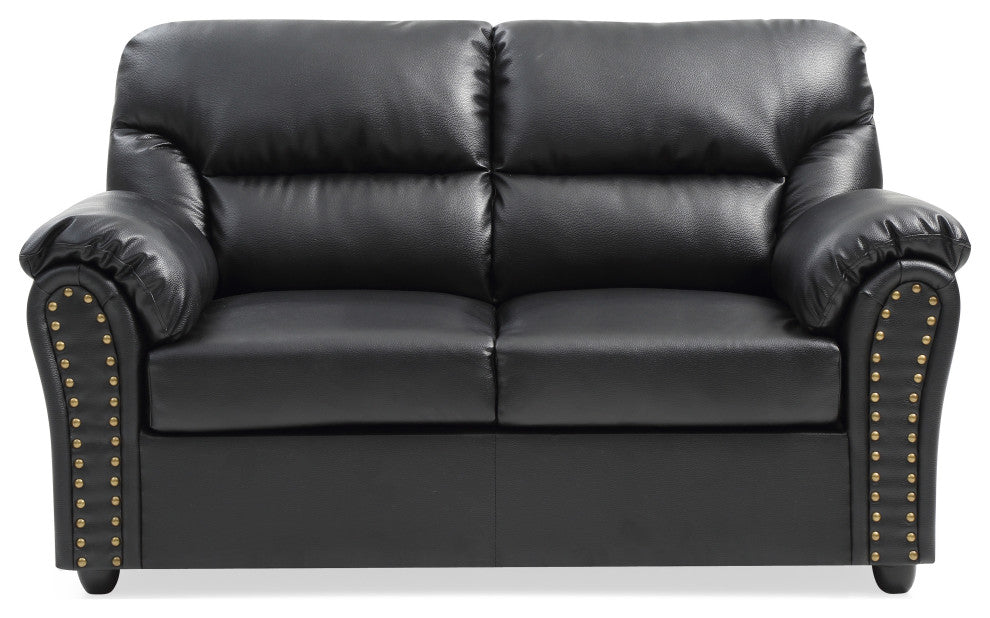 Haven Love Seat, Black