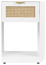 Langham Night Stand, White, Small