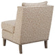 Madison Park Dexter Armless Accent Chair, Leopard Print