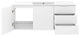 Vitality 48" Single Sink Bathroom Vanity, White White