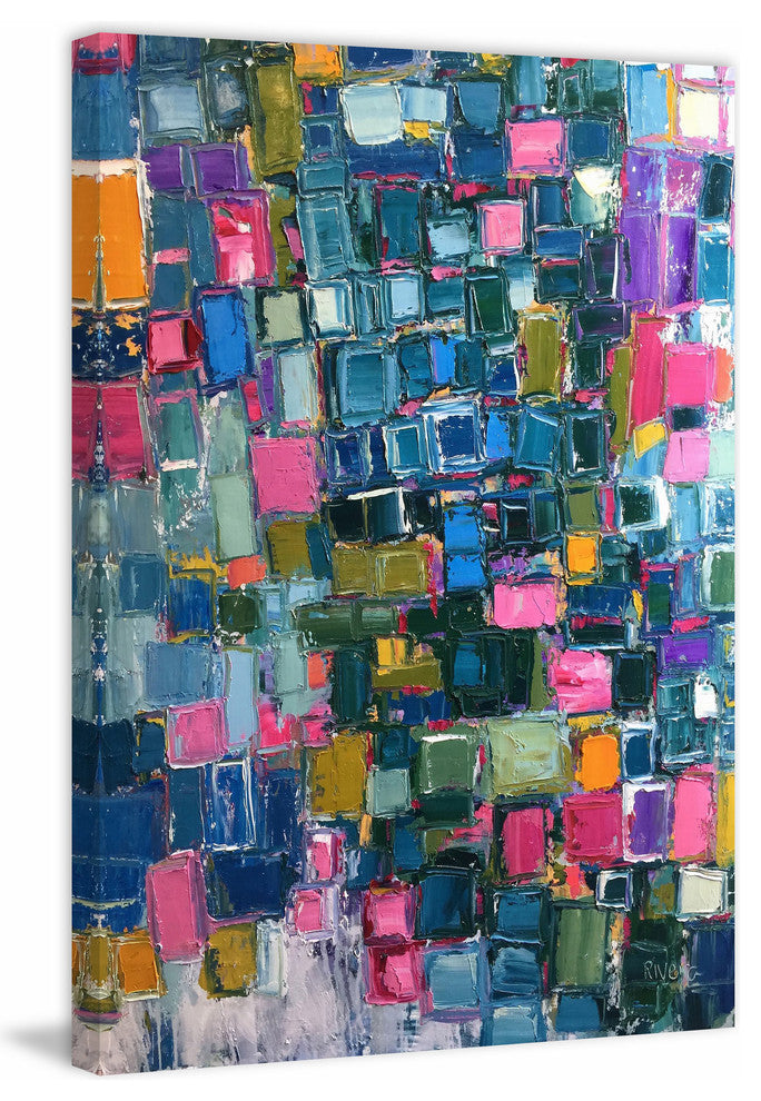 "Elevation" Painting Print on Wrapped Canvas, 20"x30"