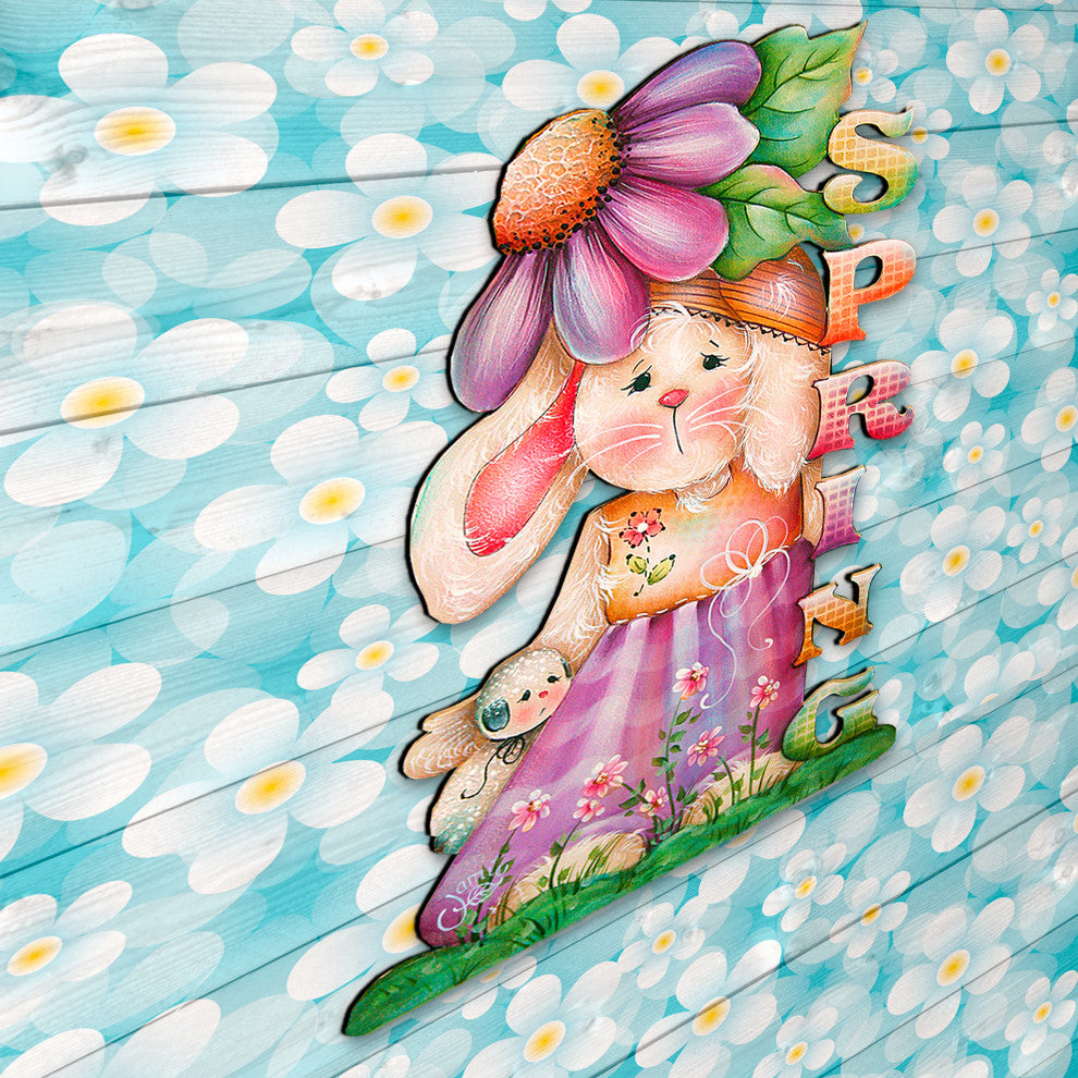 Spring Bunny Door Hanger