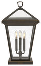 Hinkley Alford Place 25.75" Large Pier Mount Lantern, Oil Rubbed Bronze