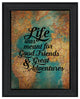 "Good Friends" By Susan Ball, Printed Wall Art, Ready To Hang, Black Frame