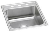 LRAD202250OS4 Lustertone Classic Stainless Steel 19-1/2" Drop-in ADA Sink