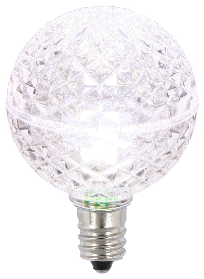 G40 Faceted Led Purewht Bulb E12 25/Box
