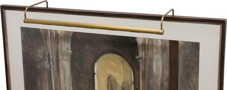 Slim-Line Picture Light, Weathered Brass