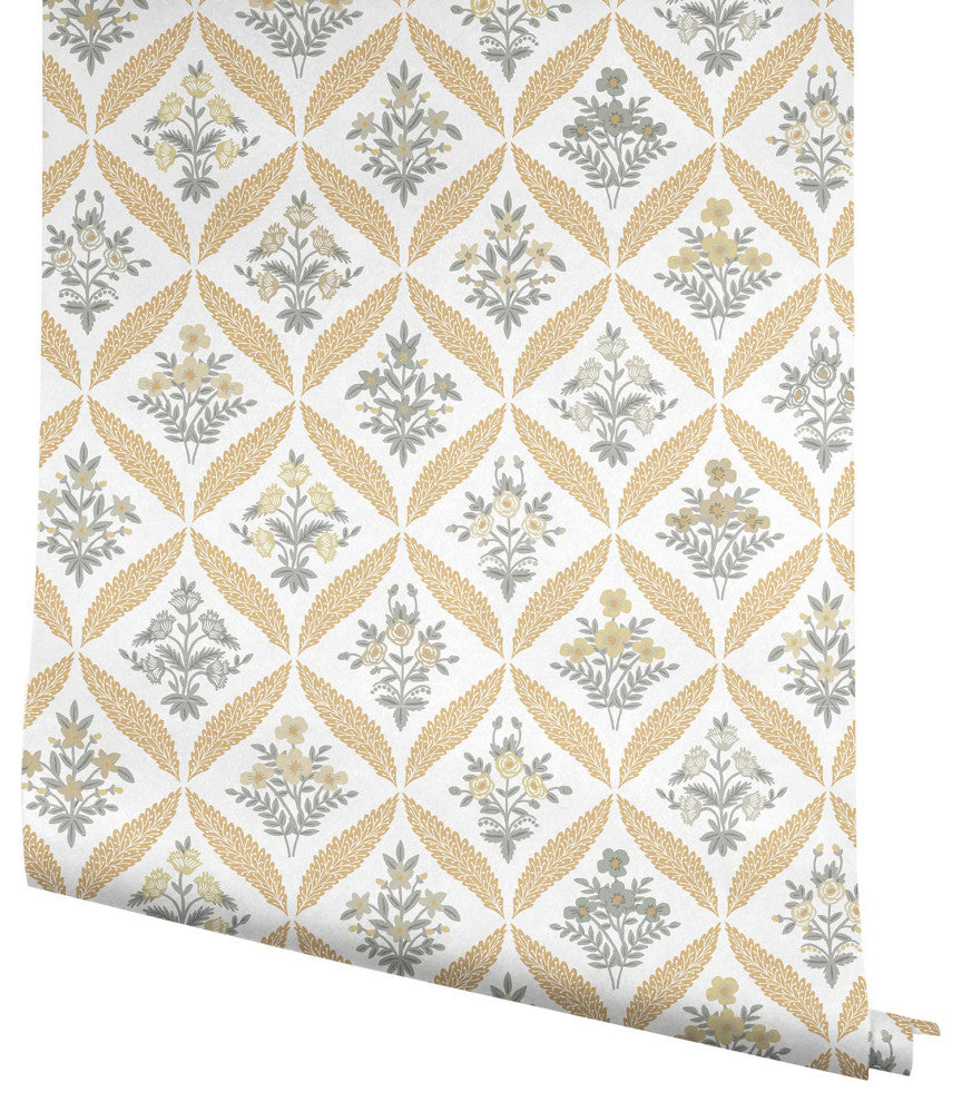 Estee Garden Gold Wallpaper