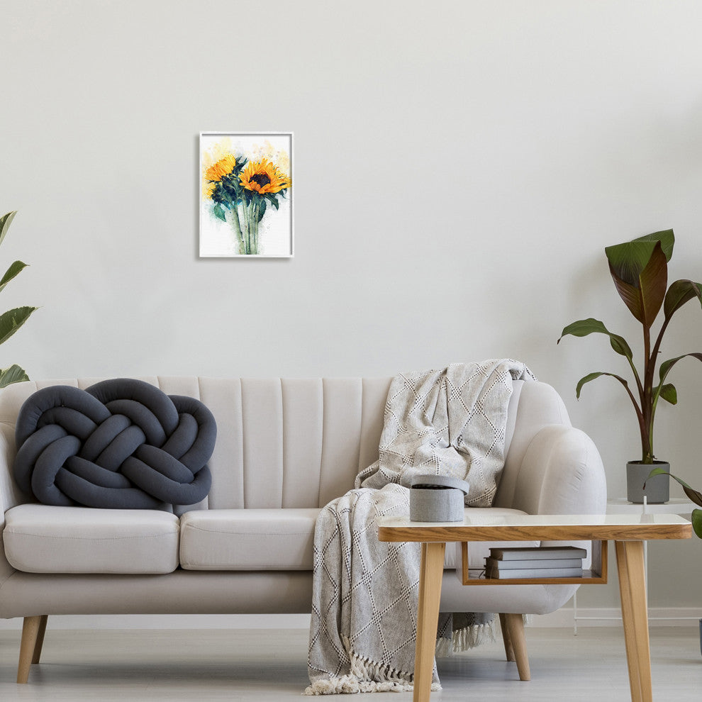 Sunflower Assortment with Watercolor Accent, 11 x 14
